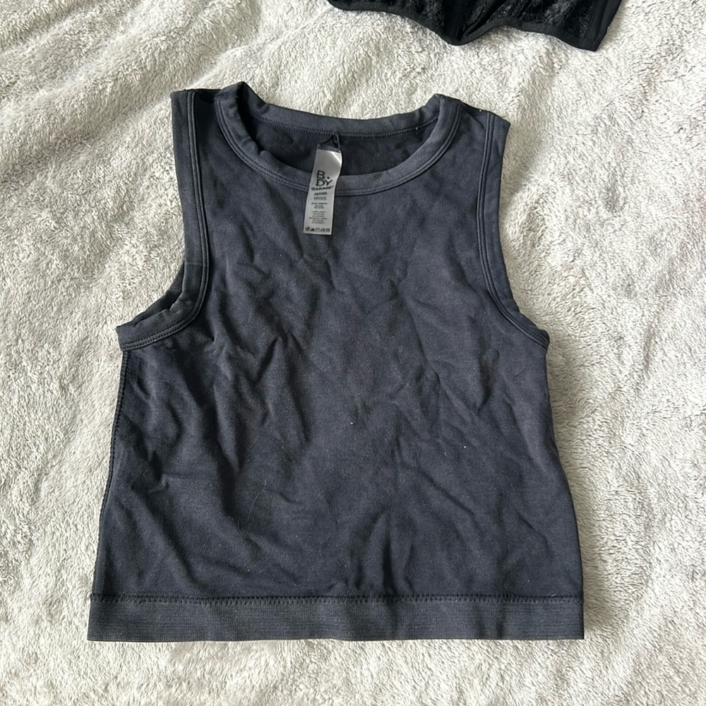navy garage tank